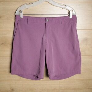 Lululemon‎ Mens Shorts Purple Textured Golf Athleisure Size 32